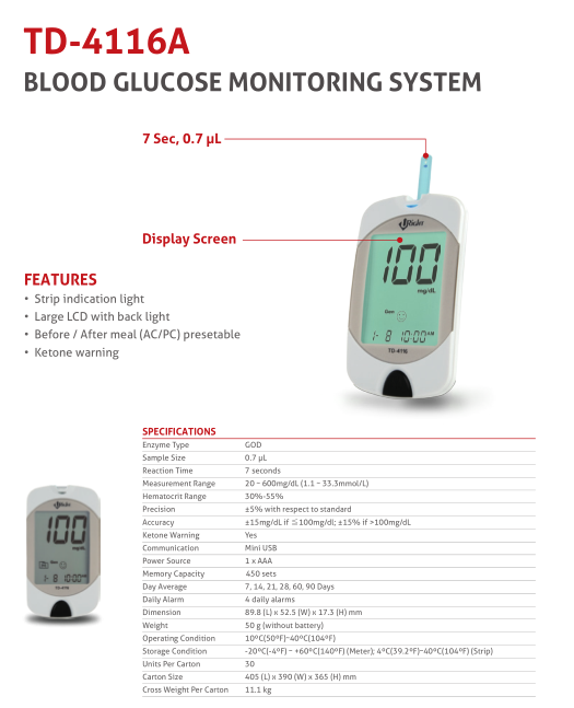 酮體警告血糖儀