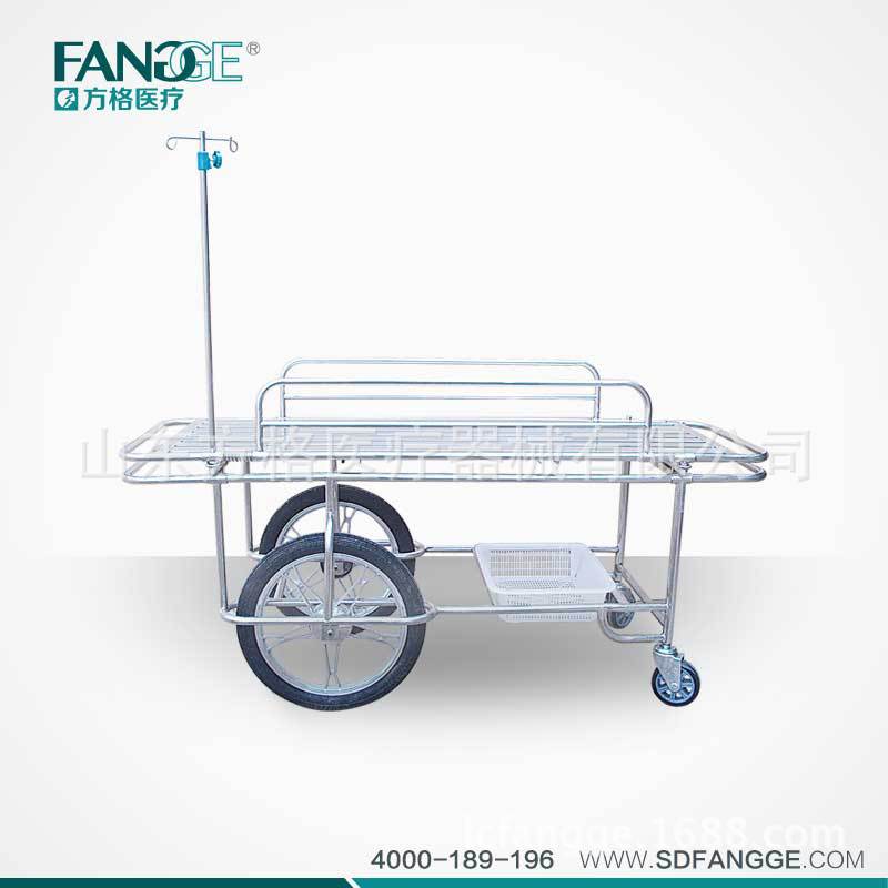 不銹鋼兩大輪擔(dān)架車B01