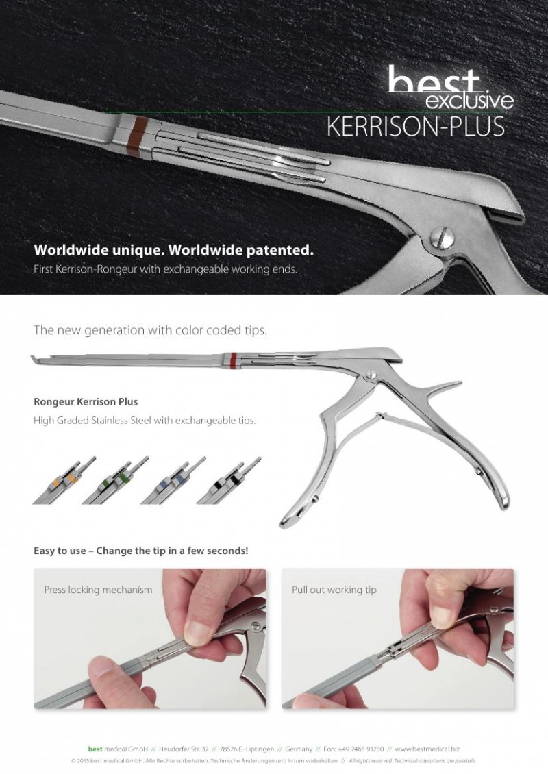 Best可拆咬骨鉗B0000