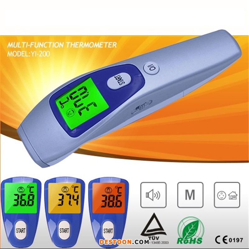 非接觸式紅外線體溫計_凝聚醫(yī)用/家用手持式紅外溫度計