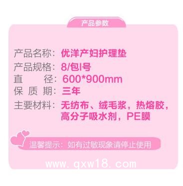 產(chǎn)褥墊產(chǎn)婦墊孕婦隔尿墊產(chǎn)婦護(hù)理墊一次性月經(jīng)墊60*90L