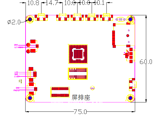 廠家提供可視喉鏡前端用3.6寸高分率拍照錄像存儲液晶模組