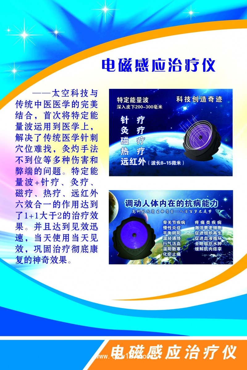 電磁感應(yīng)治療儀（七星治療儀）紫盤