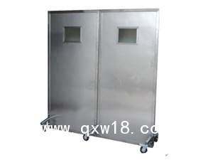 X射線防護鉛屏風制造，移動輪帶剎車裝置