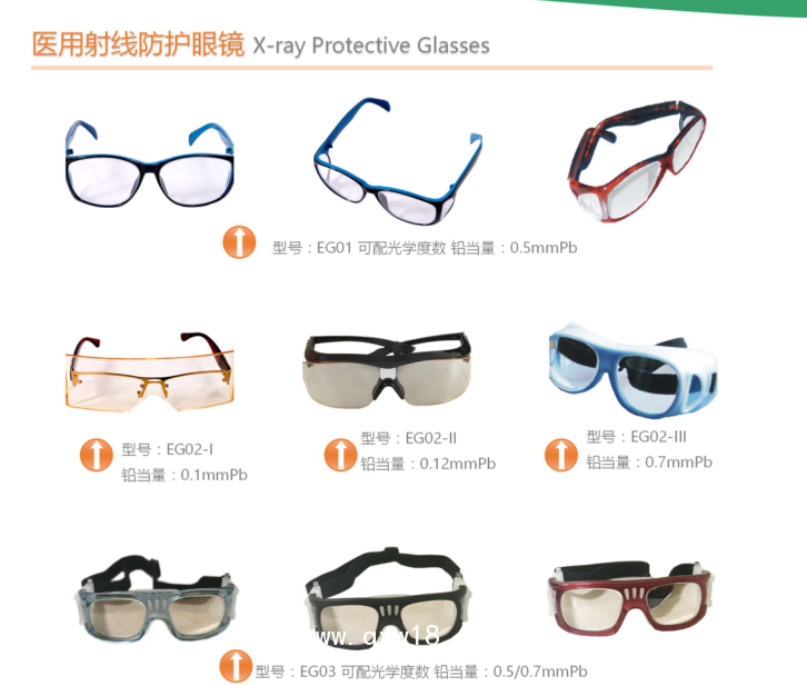 醫(yī)用射線防護眼鏡 鉛眼鏡 射線防護眼鏡 防輻射眼鏡 防護眼鏡