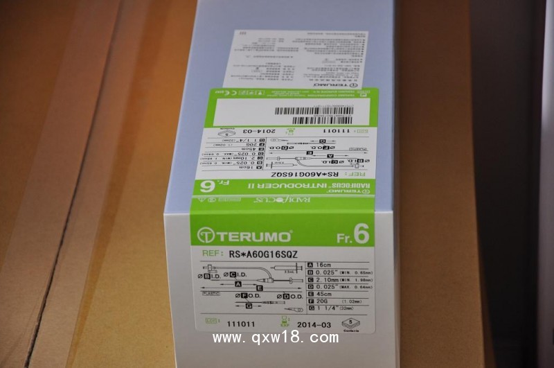 泰爾茂血管鞘組/橈鞘/股鞘/4F-8F