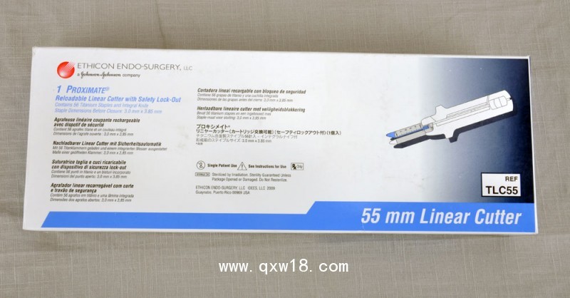 美國(guó)強(qiáng)生ETHICON直線形切割吻合器和釘倉(cāng)TLC55