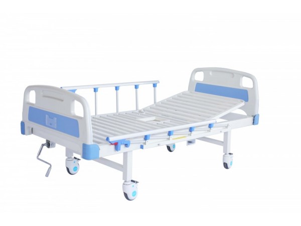 眾佳E19A ABS床頭便孔護(hù)理床 (四角剎車、五檔護(hù)欄、）