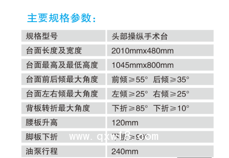 山東眾佳S4  ZJ3008B頭部操縱式綜合手術(shù)臺
