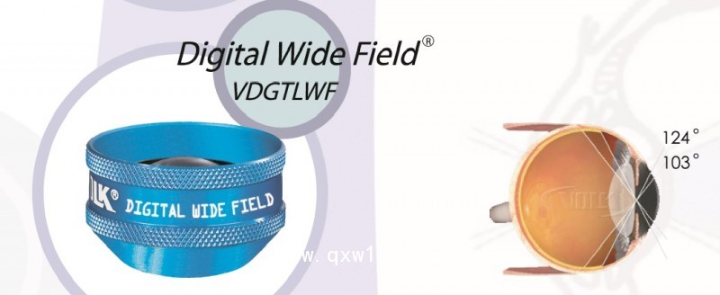 美國VOLK藍(lán)色數(shù)碼裂隙燈前置鏡