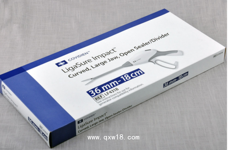 美國柯惠彎形大鉗口開放手術(shù)閉合器/分割器LF4318