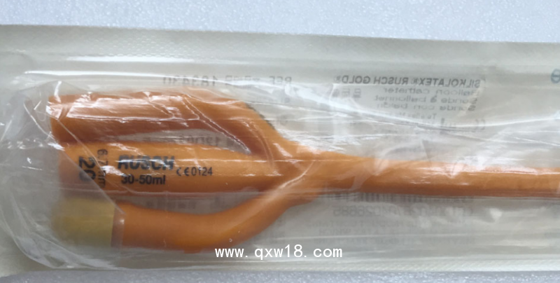 美國泰利福三腔術后魯西金黃色乳膠福萊導尿管183430