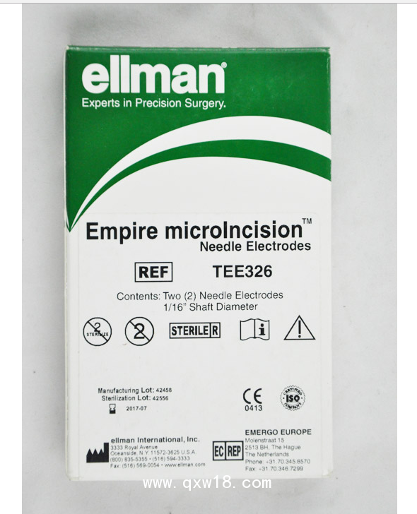 愛爾曼 ELLMAN高頻手術(shù)電極TEE326