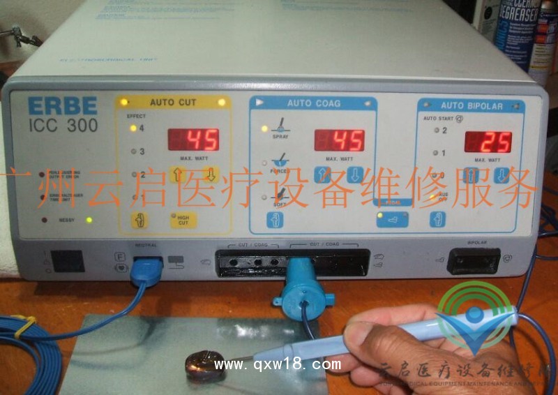 醫(yī)療器械維修愛(ài)博高頻電刀ERBE ICC 200電凝失效
