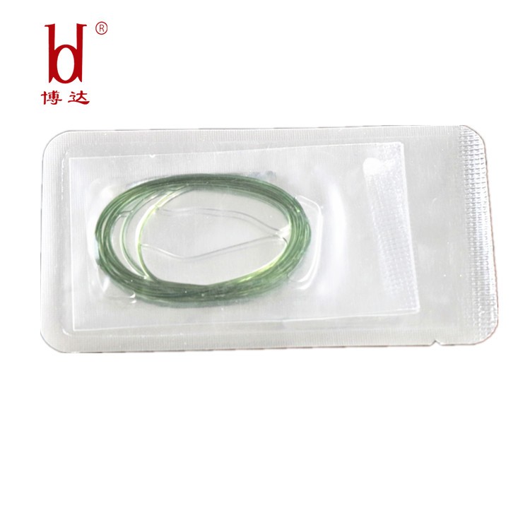 博達(dá)可吸收性外科縫線埋線用90厘米長不帶針綠色醫(yī)用羊腸線