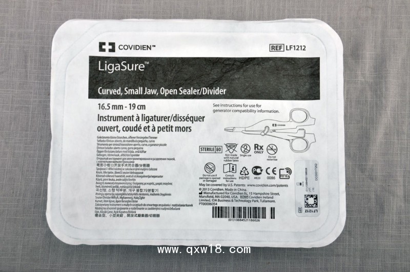 柯惠腹腔鏡開(kāi)口鉗、彎形小鉗口開(kāi)放手術(shù)閉合分割器LF1212