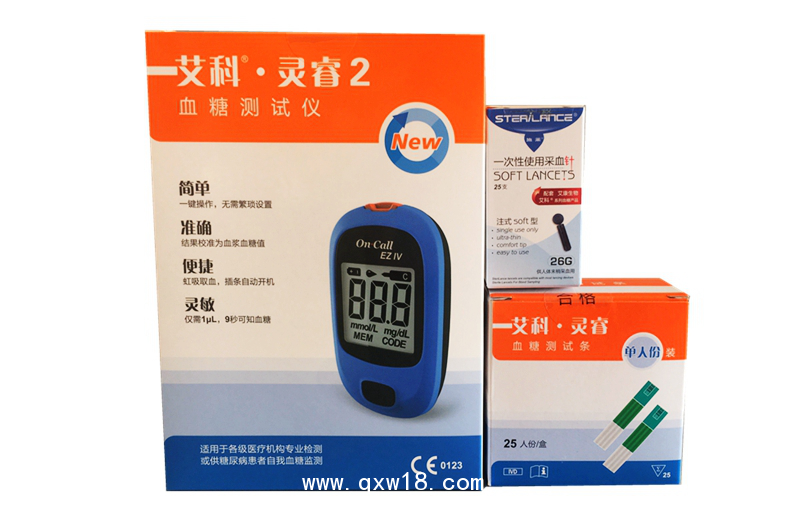 艾科 血糖測試儀器血糖測試條家用全自動血糖測試