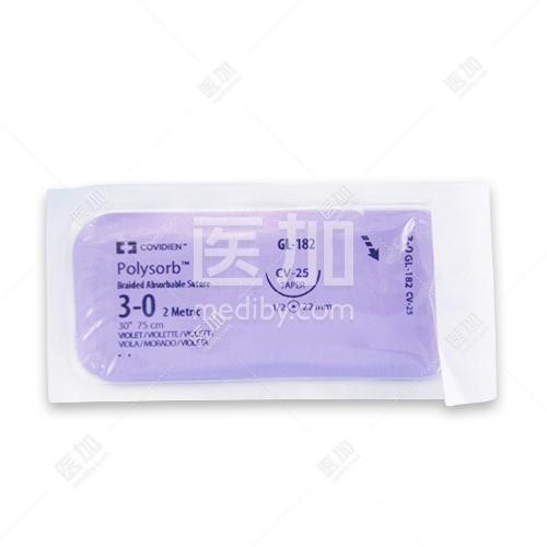 美國柯惠(泰科)可吸收外科縫線GL-182