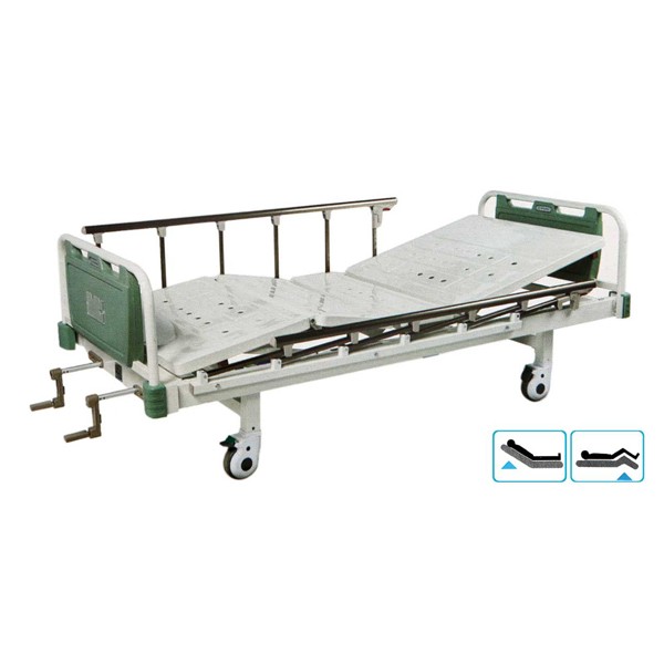 銘泰手動雙搖護理病床S2系列手動病床，手搖式病床，雙搖病床
