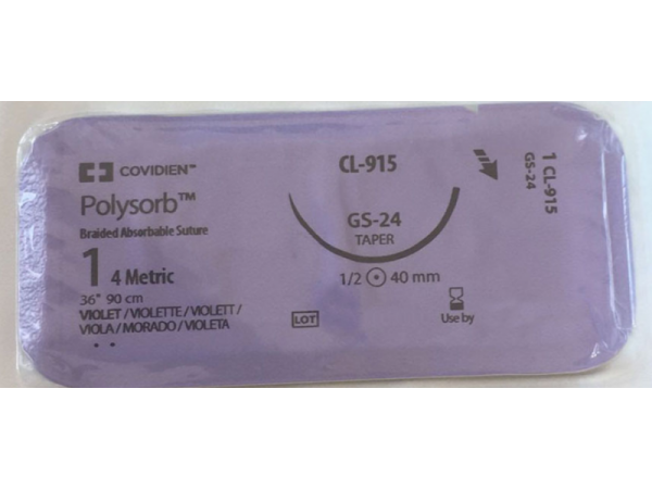 美國柯惠合成可吸收性外科縫線(帶針)CL915