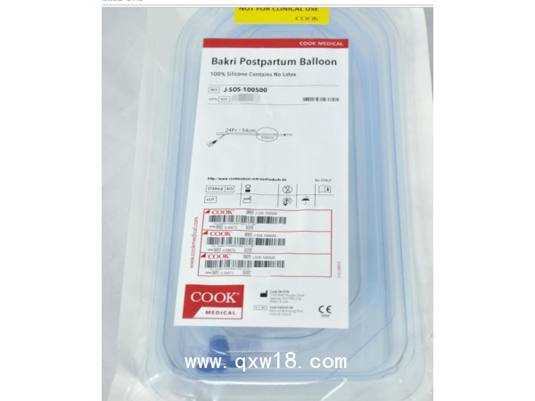 美國庫克Bakri 子宮填塞球囊導(dǎo)管J-SOS-100500