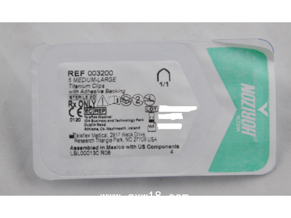 美國泰利福 Teleflex結(jié)扎釘(鈦夾)003200