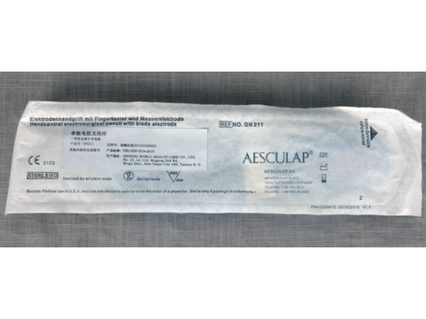 德國(guó)蛇牌Aesculap一次性高頻電刀筆GN211