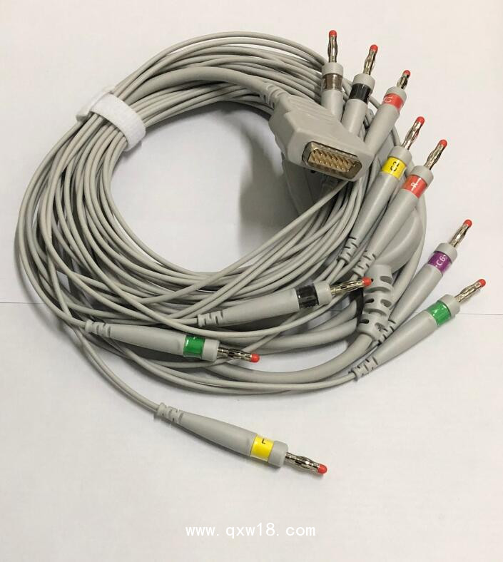 GE心電圖機導(dǎo)聯(lián)線 十二導(dǎo)心電圖機導(dǎo)聯(lián)線