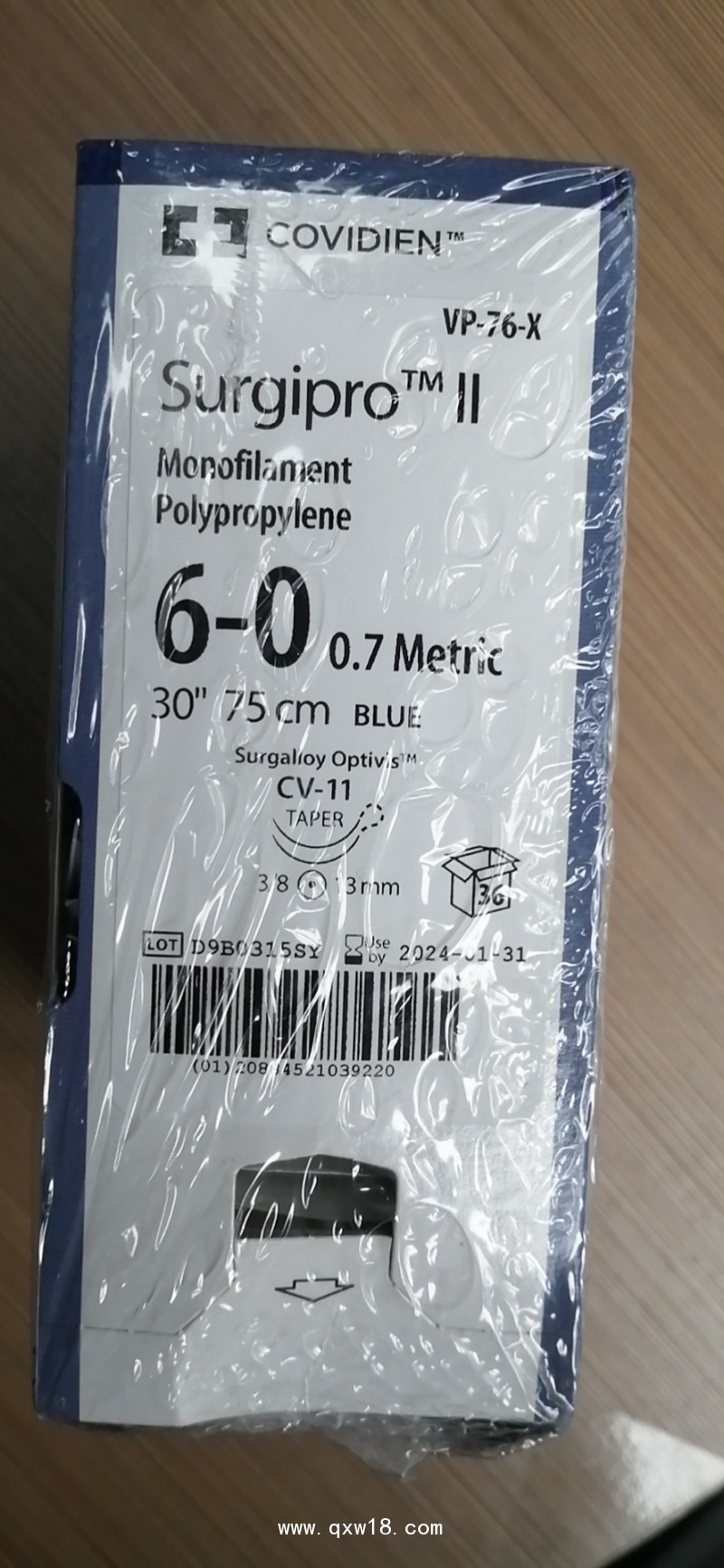 柯惠非吸收性單股聚丙烯縫線VP72X 73X 74X 76X
