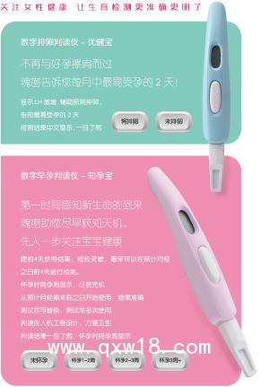 瑰密早孕排卵電子判讀儀