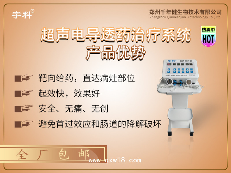 數碼多功能超聲波透藥治療系統(tǒng)