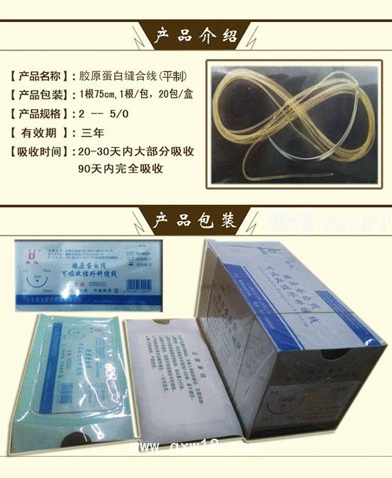 膠原蛋白縫合線