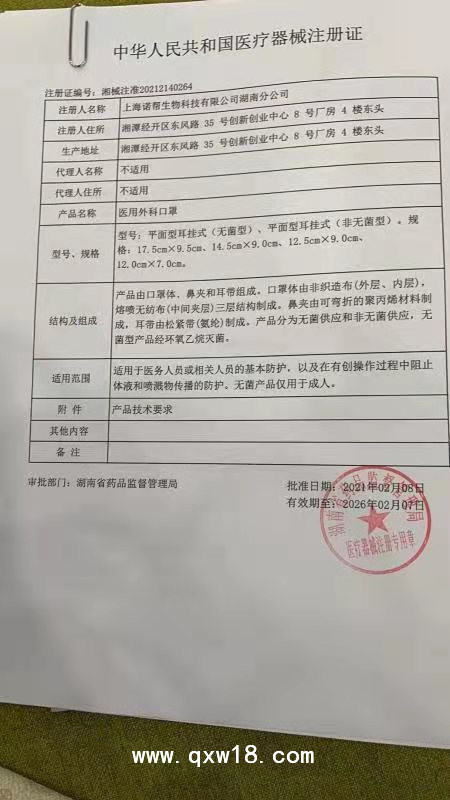 一次性口罩