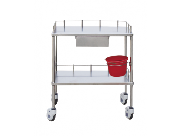 欣雨辰 YC-K09全不銹鋼治療車 器械車 手術(shù)推車