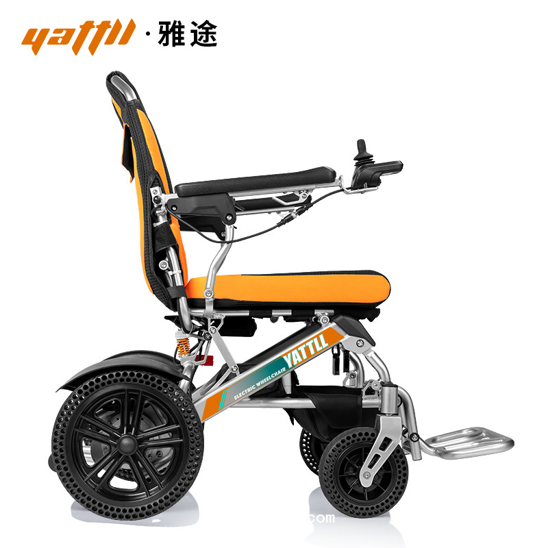 日本YATTLL雅途便攜折疊電動輪椅輕便老人殘疾人代步電動車