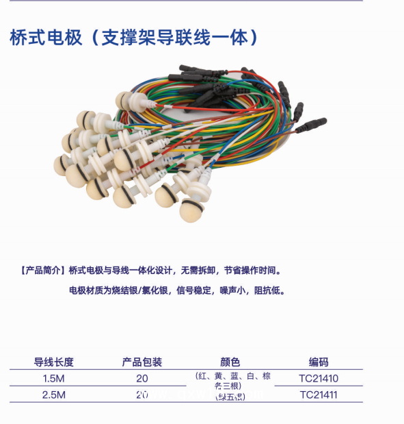 橋式電極一體線Bridge Electrodes