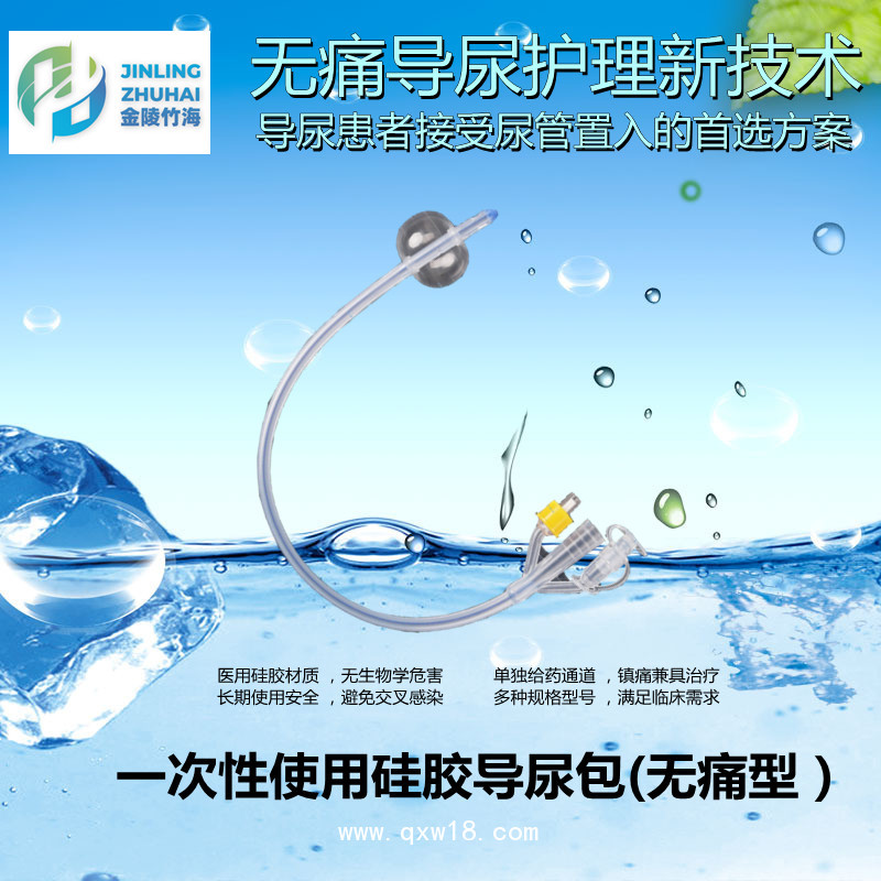 一次性使用醫(yī)用硅膠導(dǎo)尿管