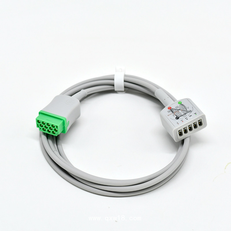 通用醫(yī)療-馬葵GE11針監(jiān)護儀心電主電纜導聯(lián)線五導分體主電纜