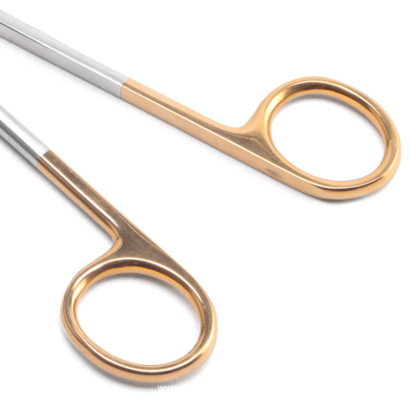 基礎(chǔ)外科組織剪 醫(yī)用組織剪德國不銹鋼硬質(zhì)合金鑲片彎圓頭組織剪