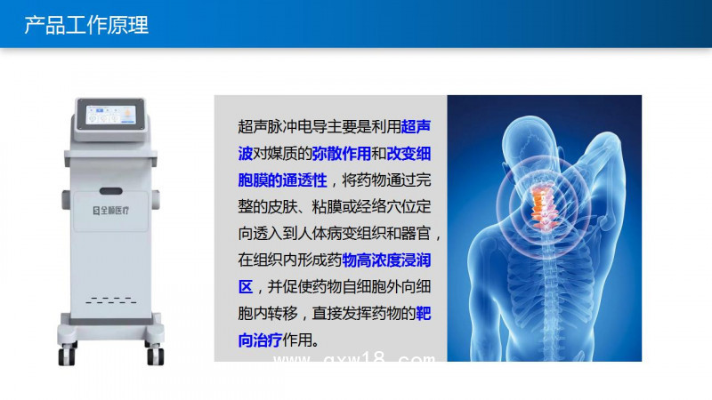 超聲透藥治療儀