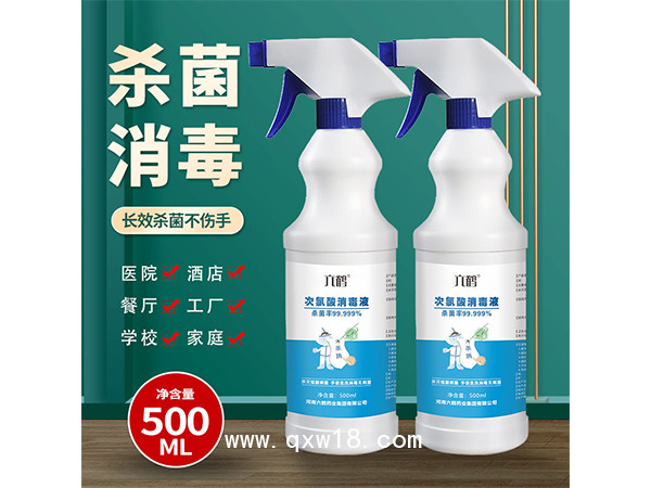 次氯酸消毒液500ml噴霧 藥店醫(yī)院批發(fā)家用便攜