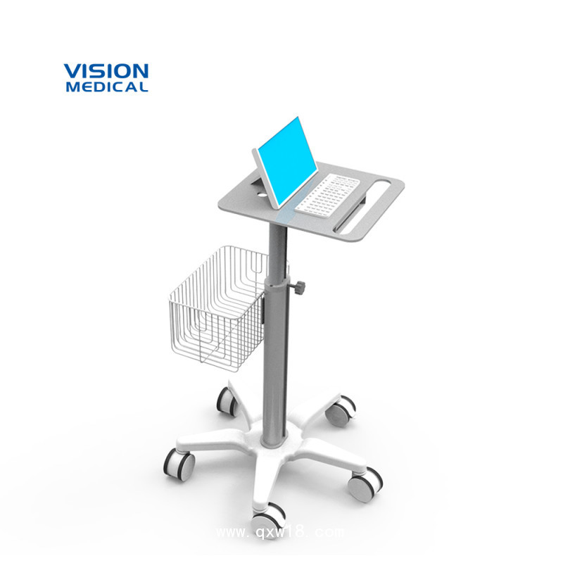 平板移動推車IPAD支架五輪車移動輕便平板手推車靜音輪