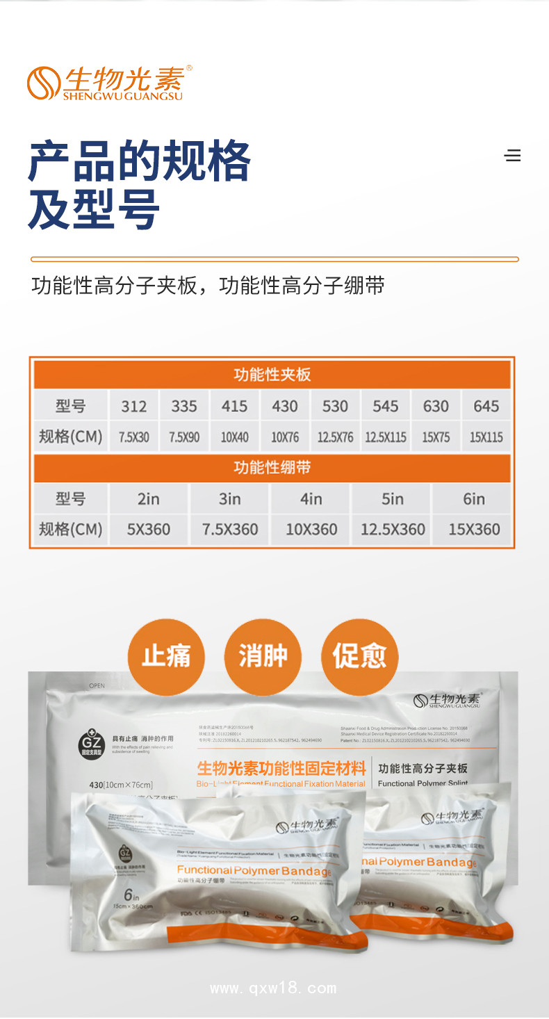 骨科外固定--醫(yī)用高分子夾板---骨傷外固定二類產(chǎn)品