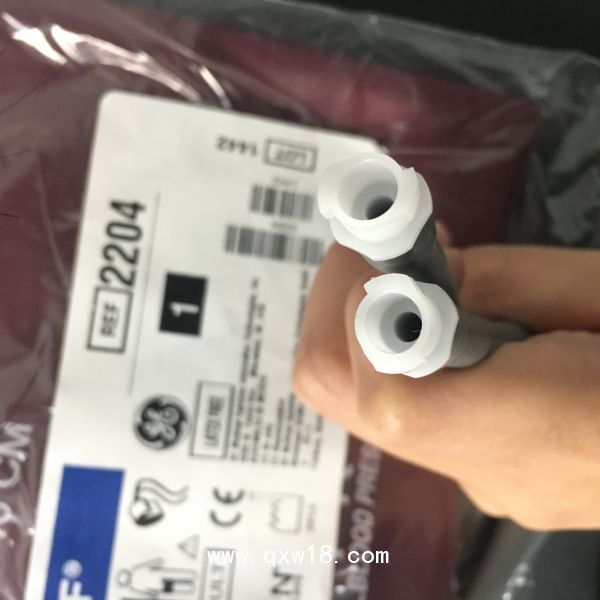 GE原裝進(jìn)口雙管大成人袖帶卡口兩個(gè)白色母頭2204