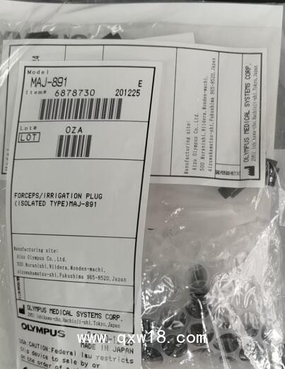 奧林巴斯 鉗道/灌流插頭（配件） MAJ-891