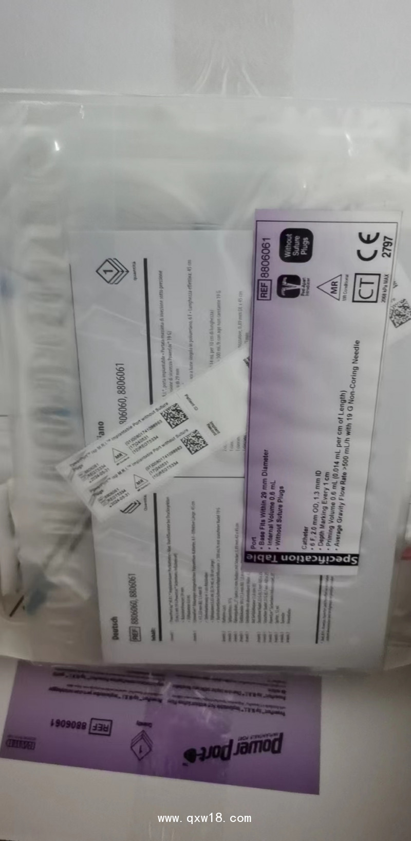 美國進口巴德耐高壓輸液港