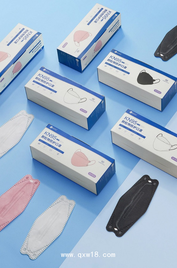 魚嘴型KN95醫(yī)用防護口罩