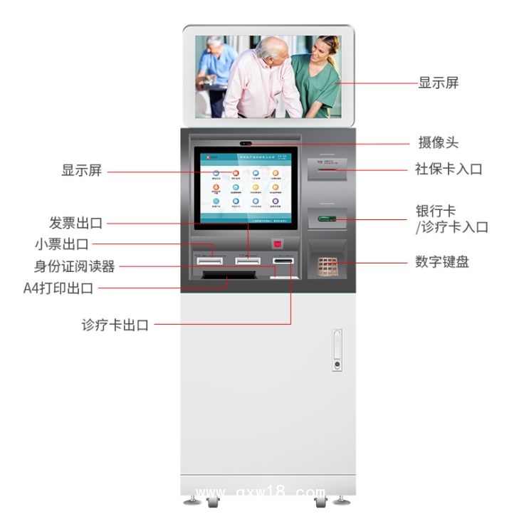醫(yī)院自助終端機(jī)綜合業(yè)務(wù)辦理機(jī)查詢掛號一體機(jī)智能電子沙盤