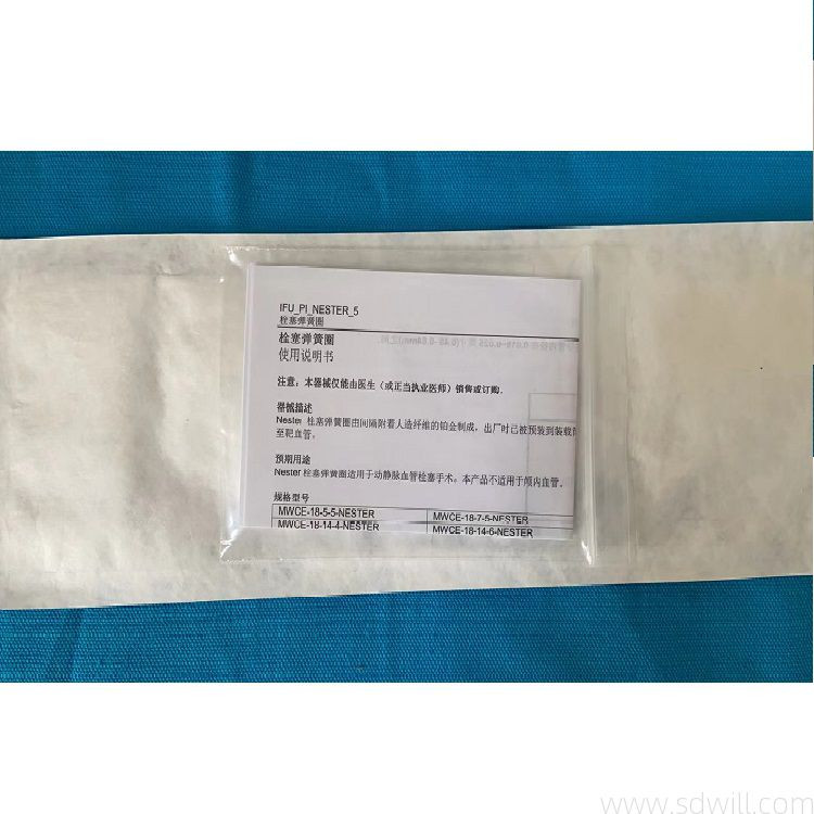 美國庫克栓塞彈簧圈MWCE-18-14-4-NESTER