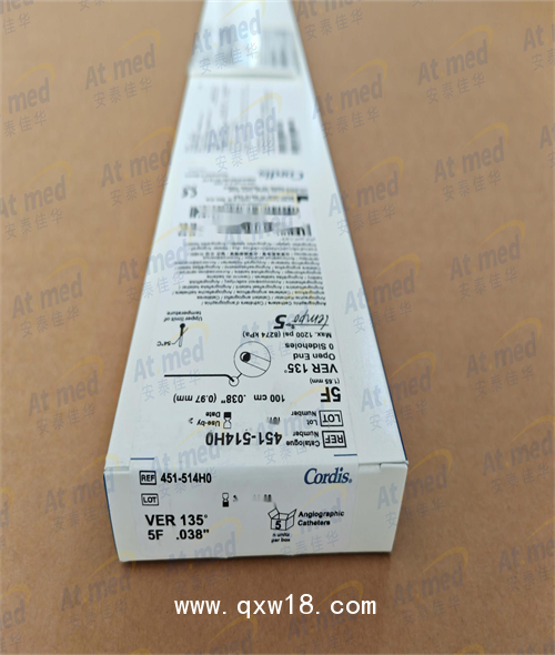 強(qiáng)生（Cordis）造影導(dǎo)管椎動脈（單彎）451-514H0